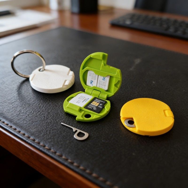 Sim Card Holder Case - 3D Printed SIM & TF Card
