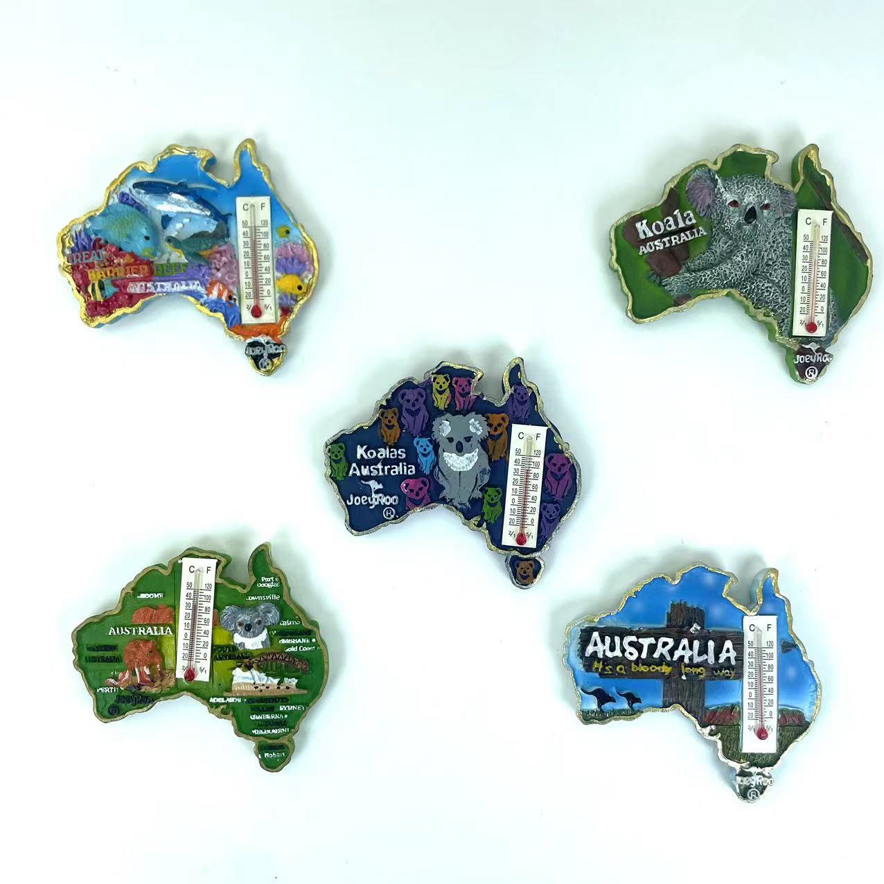 Travel Accessories Australia - Australia Fridge Magnet Souvenir Thermometer Travel