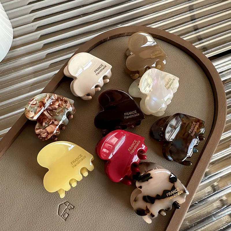 Travel Accessories For Girls - Small Hair Claw Acetate Hair Crabs