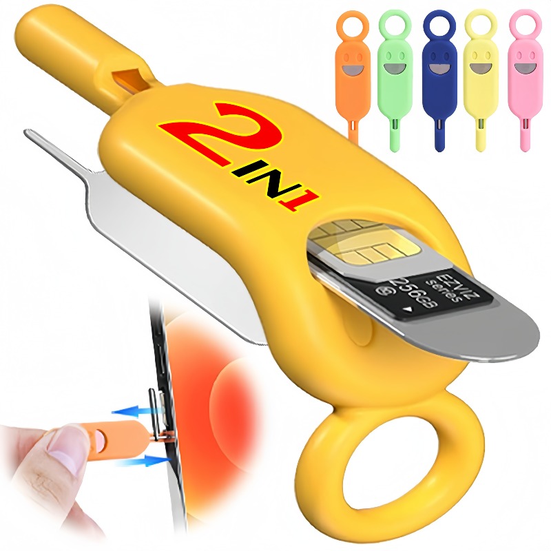Sim Card Holder Case - SIM Card Holder Keychain with Eject