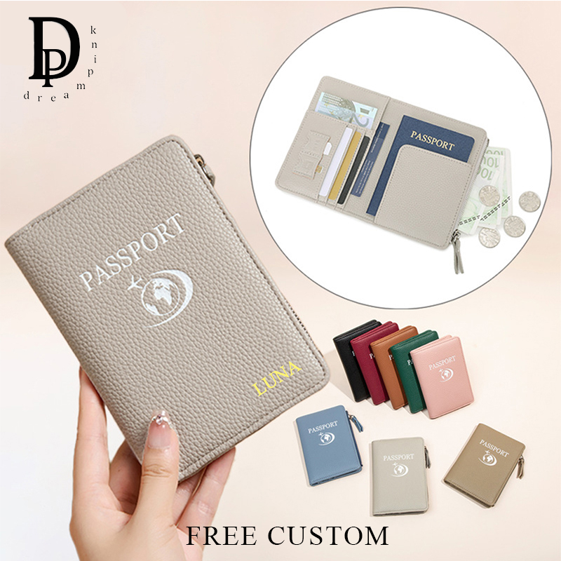 Travel Accessories Bag For Women - Travel Woman RFID Personalized Passport Holder