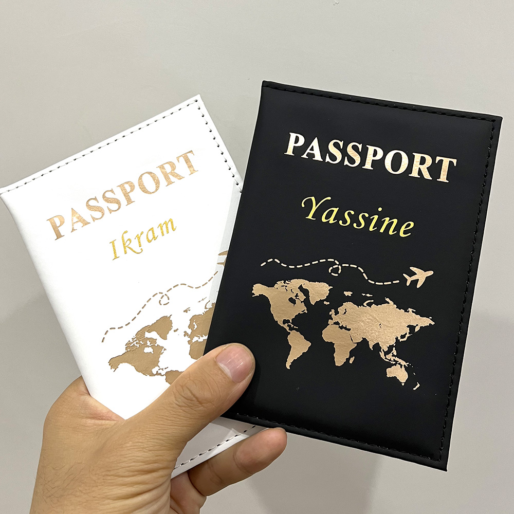 Qantas Travel Accessories - New Cute Personalized Passport Cover Plane