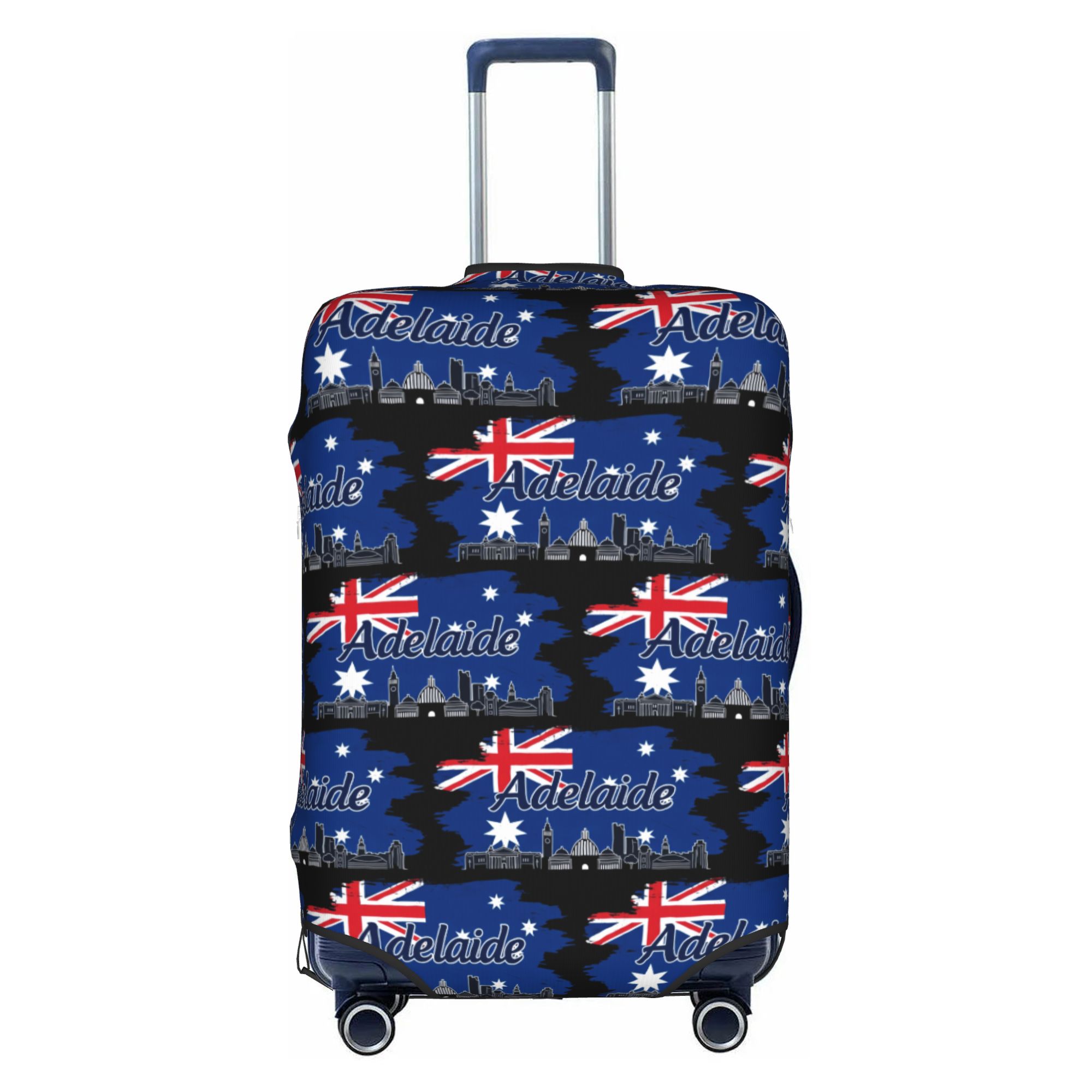Travel Accessories Australia - Funny Adelaide Australia Skyline Flag Luggage