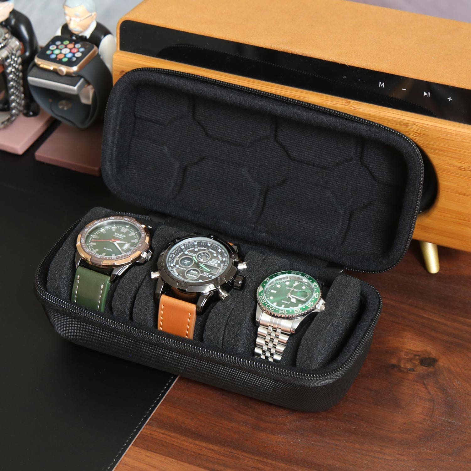 Travel Accessories Organizer Case - Watch Box Organizer For Men or