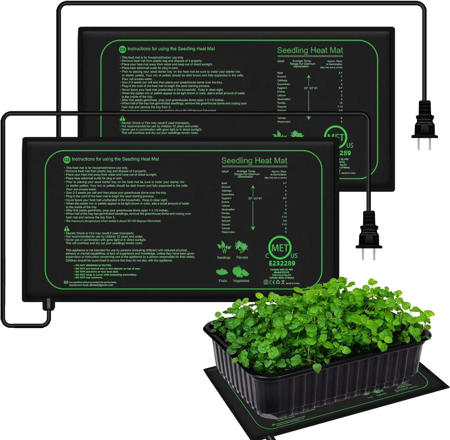 Travel Accessories Uk - 10/25/50CM Seedling Heat Mat Indoor Plants