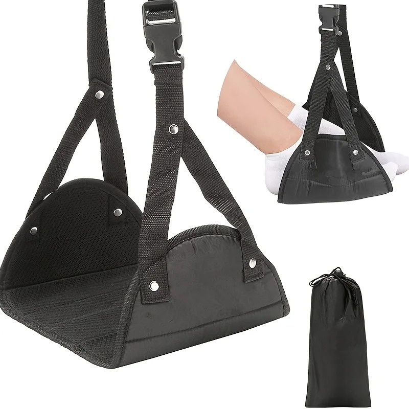 Qantas Travel Accessories - Portable hammock leg rest, aircraft footrest