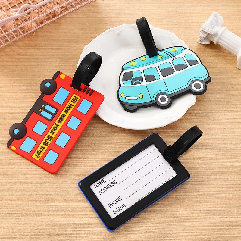 Travel Accessories International - Cute Cartoon Cars PVC Silicone Luggage