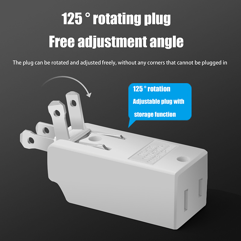 Travel Accessories Canada - 3In1 Wall Outlet Extension US Electrical
