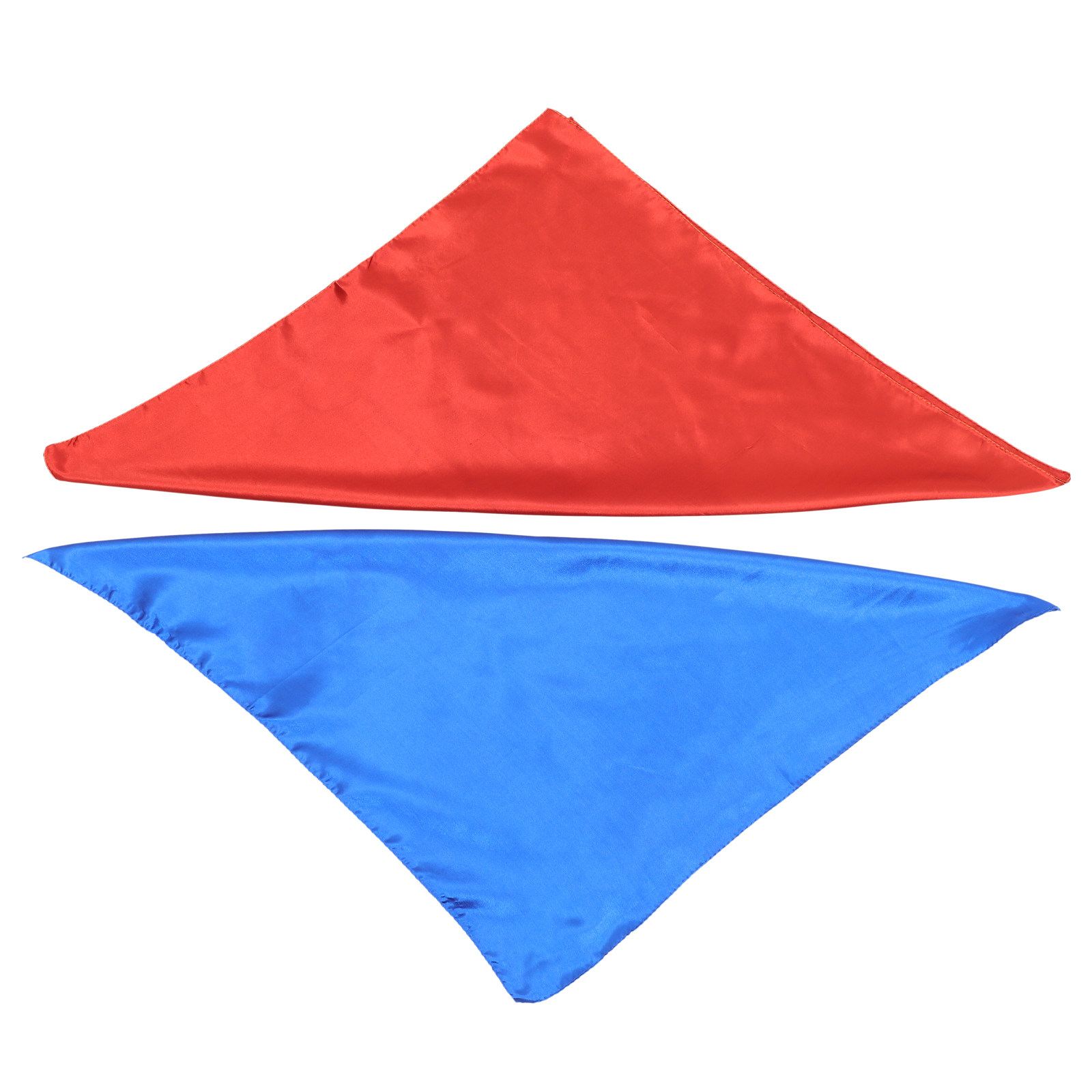 Travel Accessories Present - 2Pcs Neck Scarves Solid Color Neckerchief