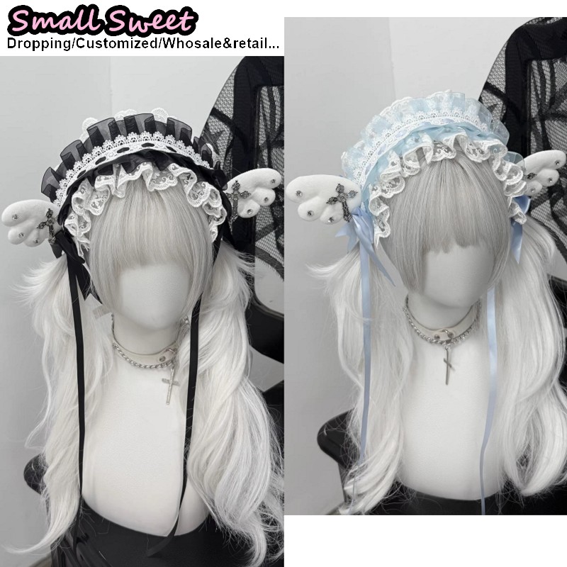 Travel Accessories Girls - Women Gothic Lolita Y2K Girl Bow
