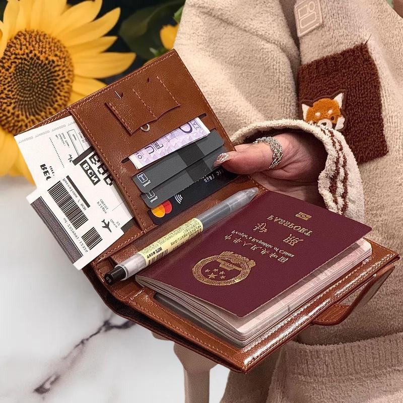 Qantas Travel Accessories - Travel Passport Wallet Women Man Card