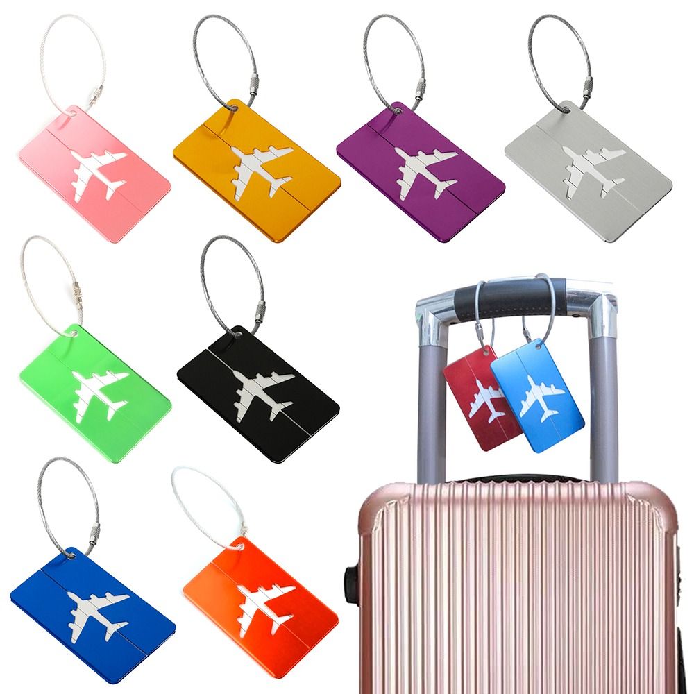 Travel Accessories International - Aluminium Travel Luggage Tags Reusable Suitcase