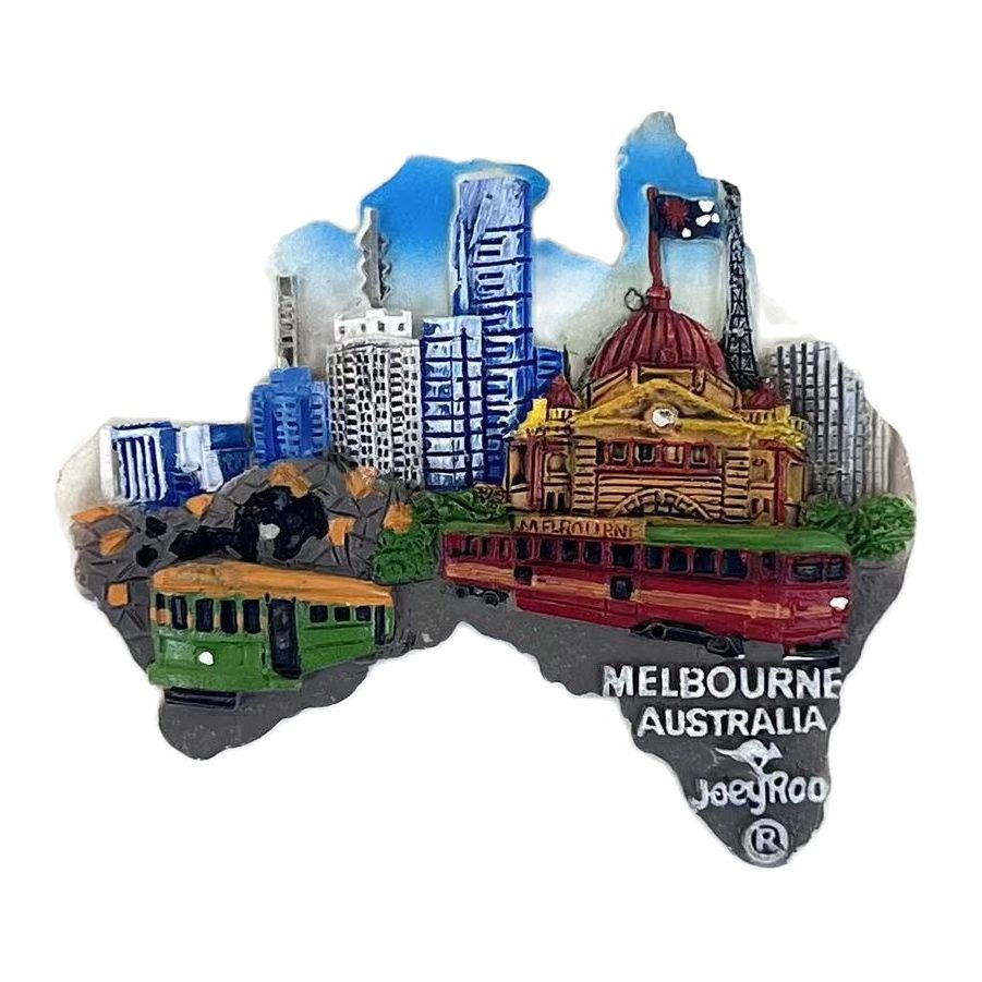 Travel Accessories Australia - Australia Fridge Magnet Souvenir Melbourne Travel
