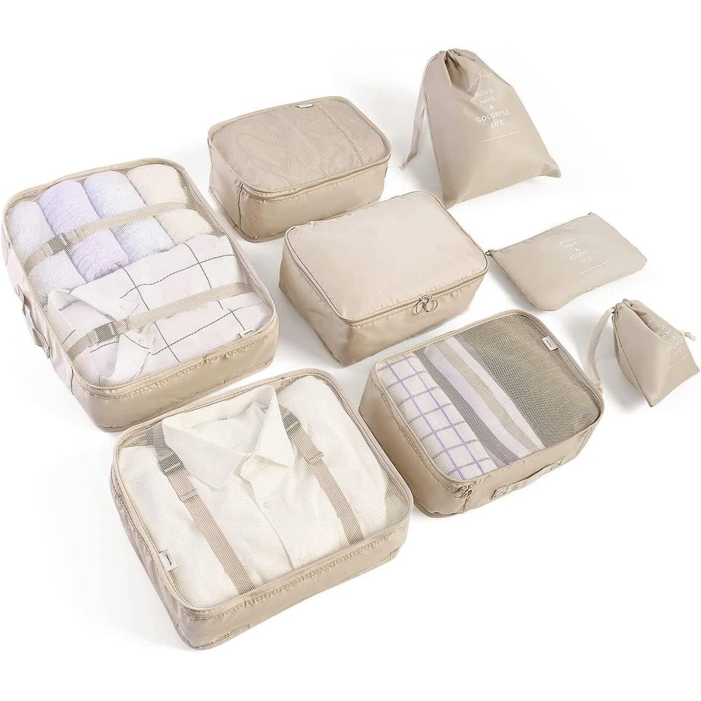 Travel Accessories Toiletries - Set Packing Cubes or Suitcases Travel