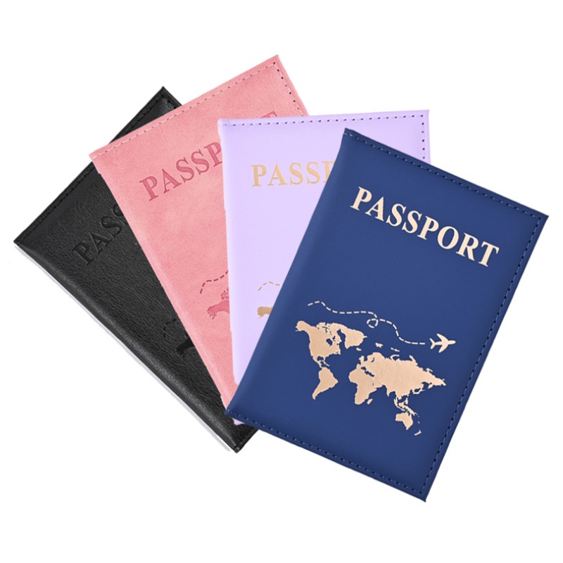 Travel Accessories Bag For Women - Fashion Passport Holder with Letter Print