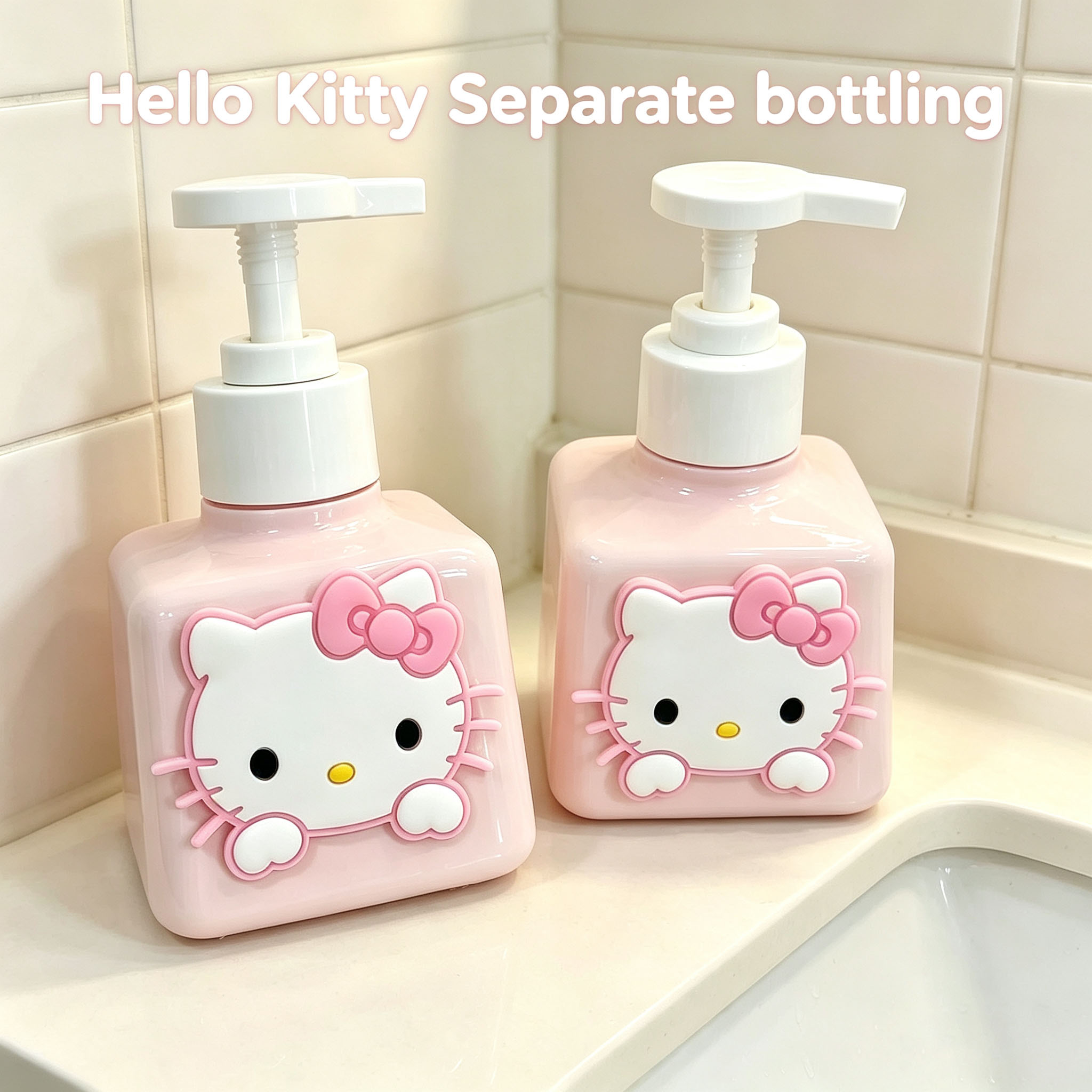 Travel Accessories Toiletries - Hello Kitty Emulsion Bottling Kawaii Anime