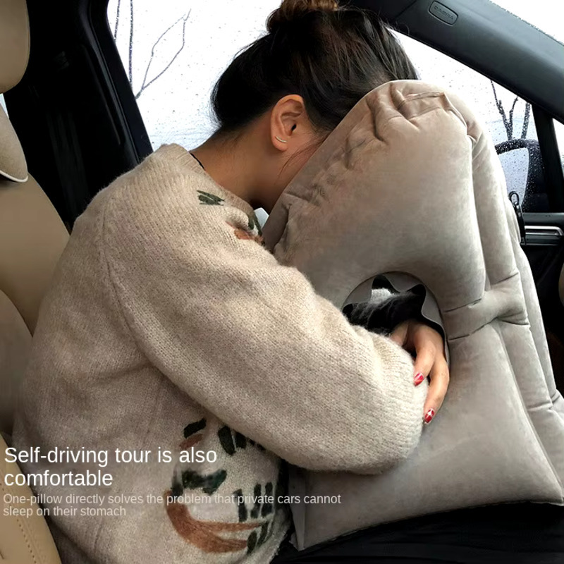 Inflatable Travel Pillow Trave - Travel Accessories Long Haul 评论和价格