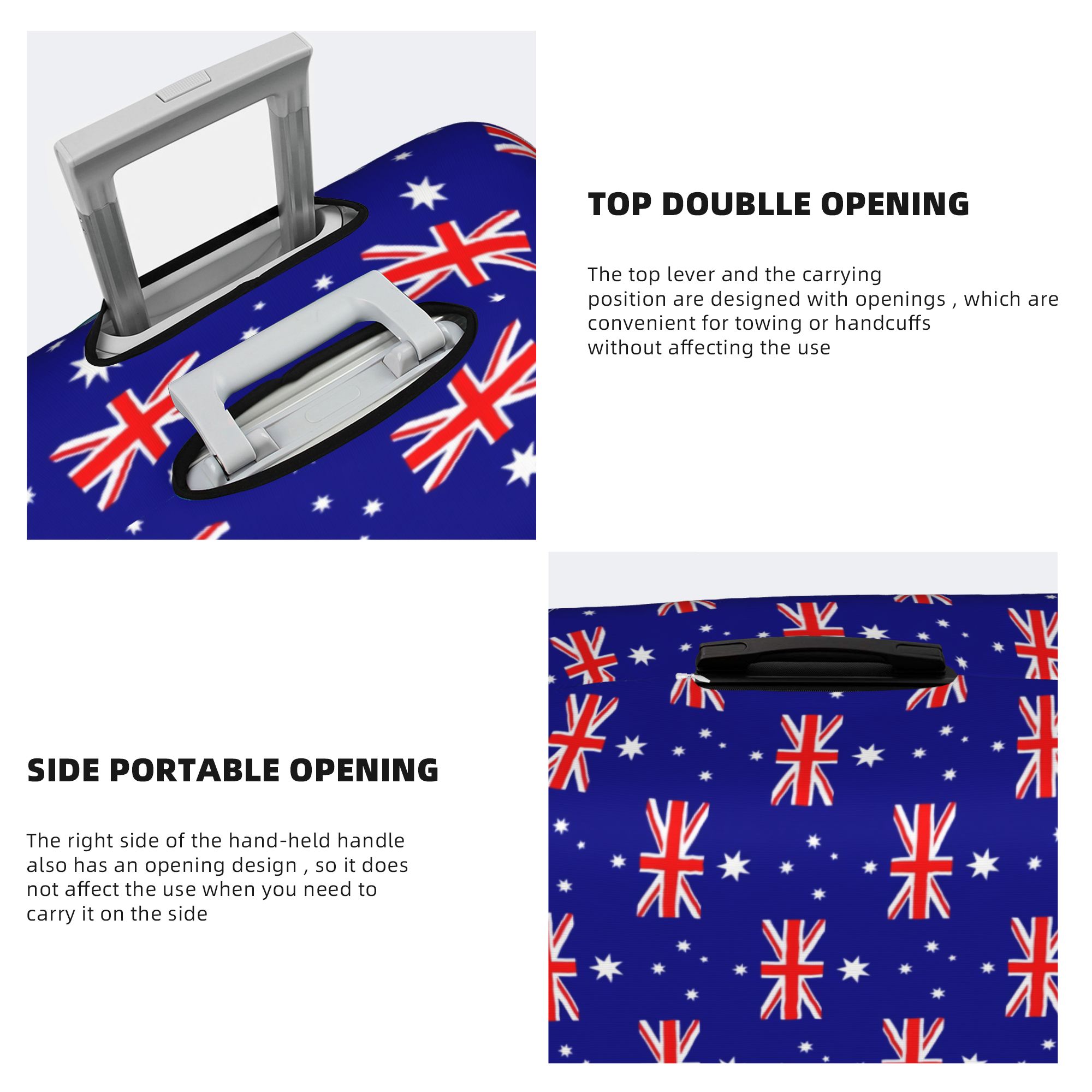 Australia flag Luggage Cover F - Travel Accessories Australia 评论和价格