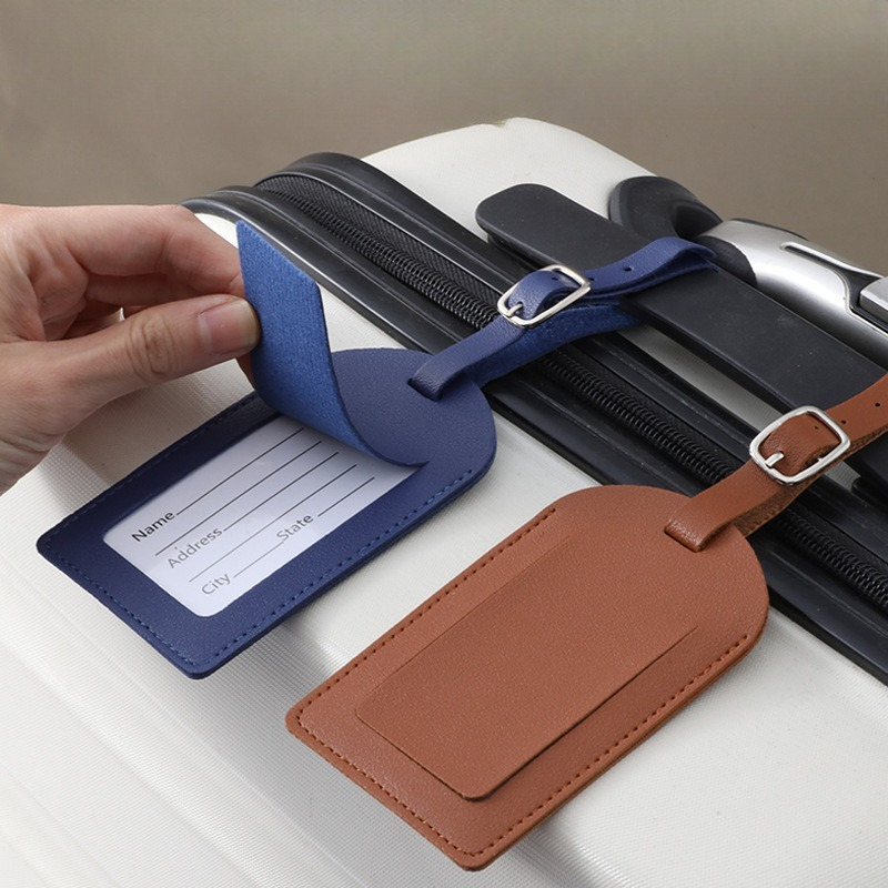 Women Men Luggage Tags PU Leat - Travel Accessories International 评论和价格