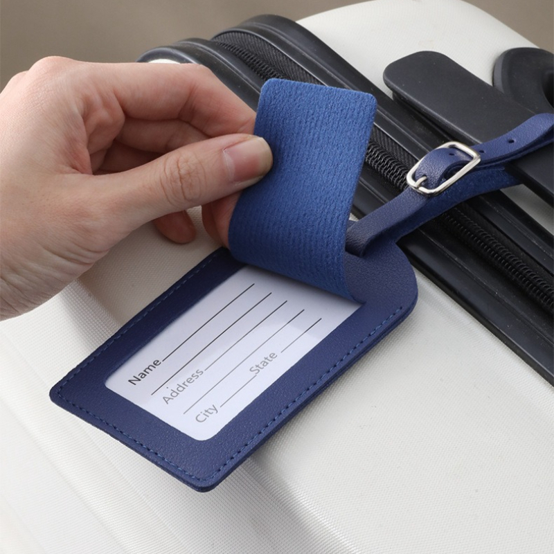 Women Men Luggage Tags PU Leat - Travel Accessories International 评论和价格