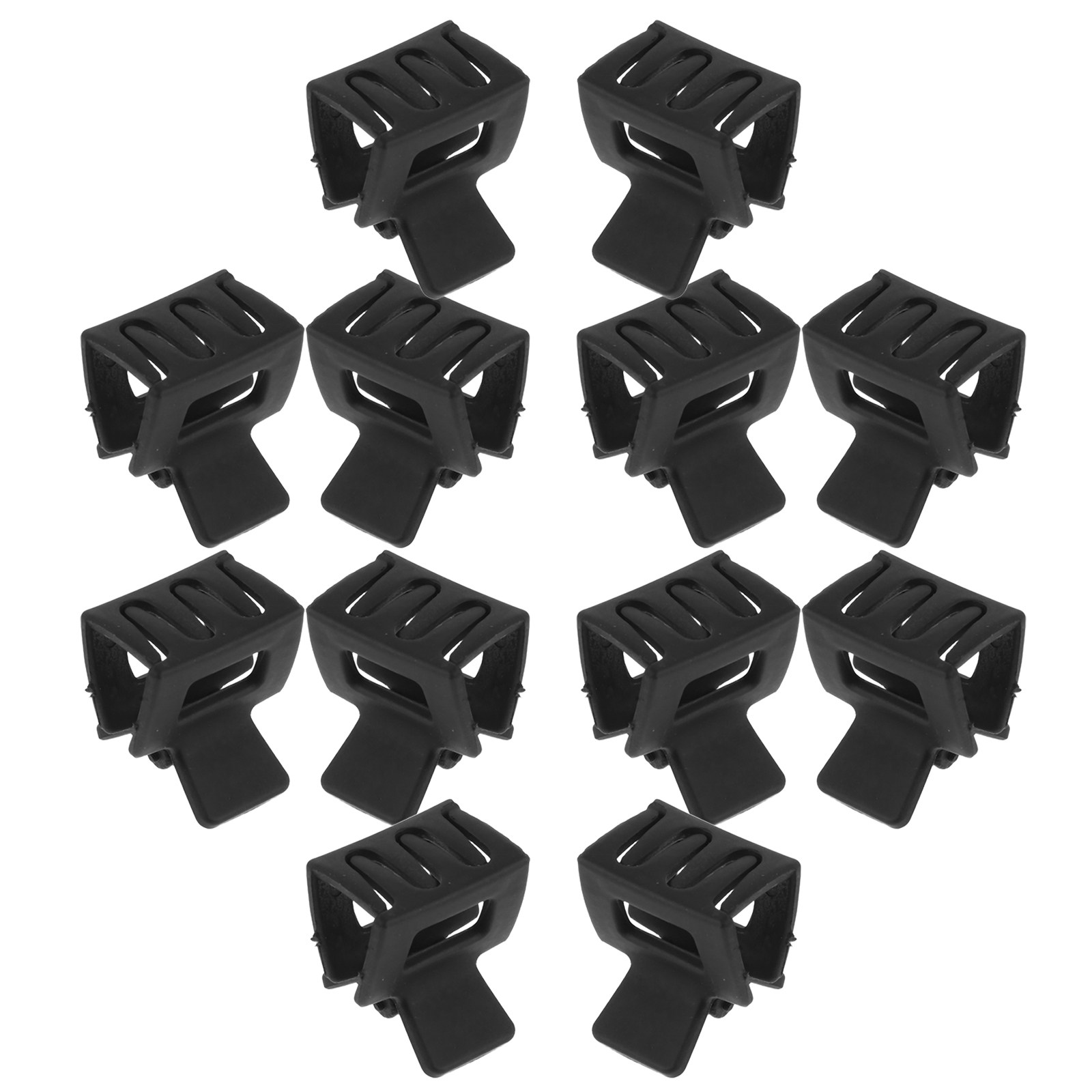 12Pcs Mini Hair Jaw Clips Blac - Travel Accessories Present 评论和价格