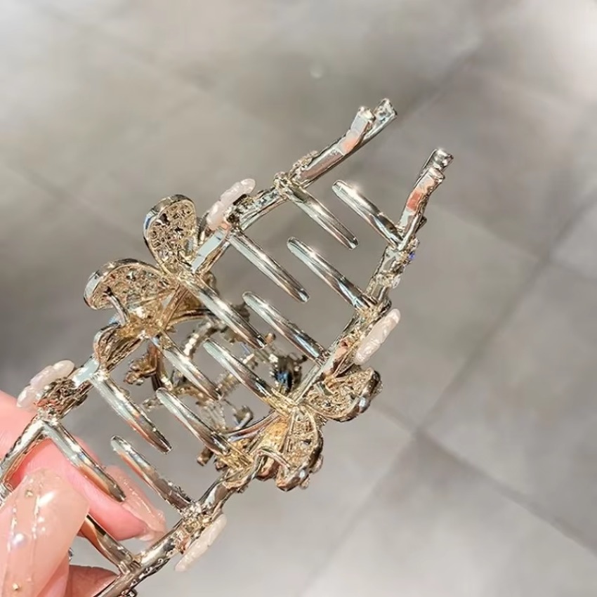 1 Pcs Metal Hair Claw Pearl Ha - Travel Accessories For Girls 评论和价格