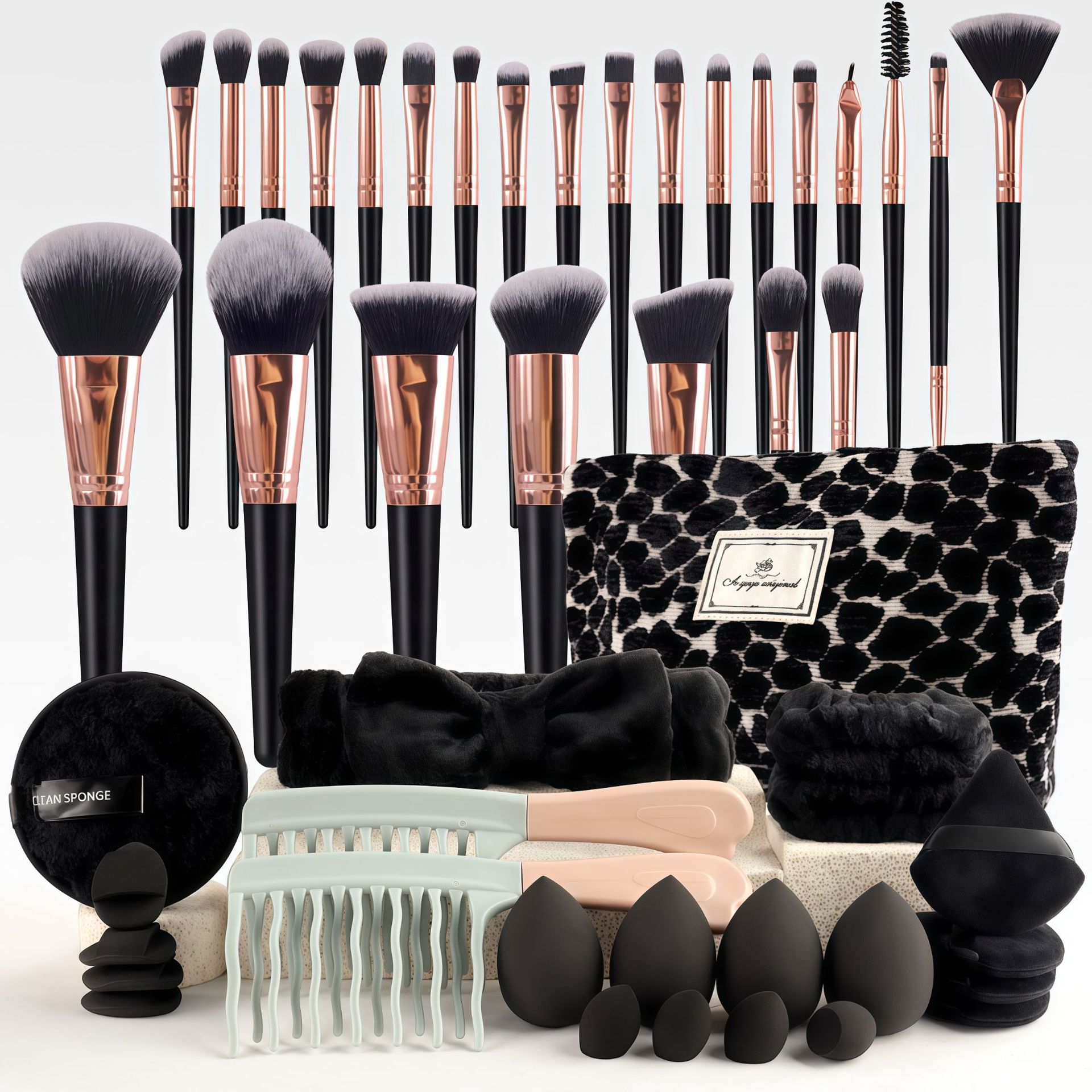 Makeup Brush Set Chic Fragranc - Travel Accessories Kit 评论和价格