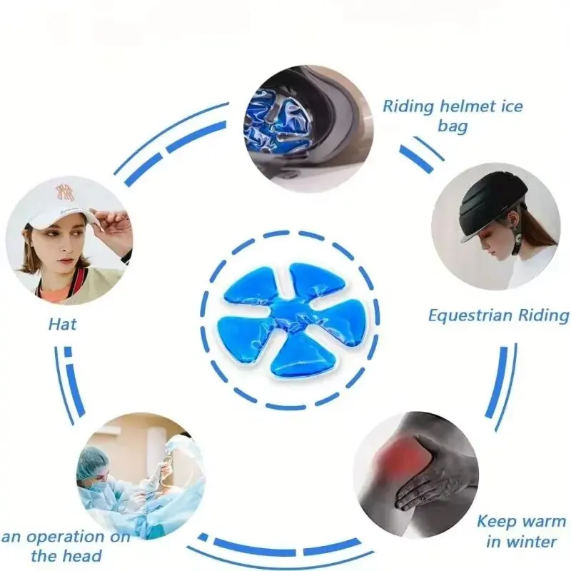 Blue Adjustable PVC Gel Ice Pa - Travel Accessories Kit 评论和价格