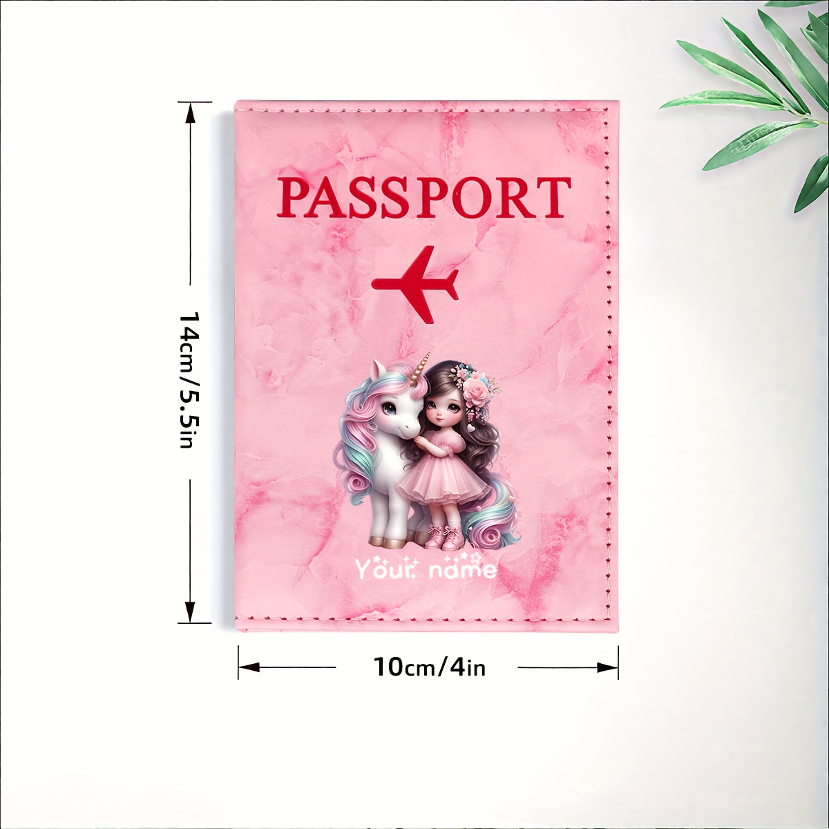 Unicorn Girl Pattern PU Passpo - Qantas Travel Accessories 评论和价格