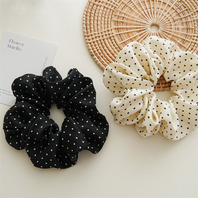 11cm/14cm Dot Cloth Scrunchies - Travel Accessories For Girls 评论和价格