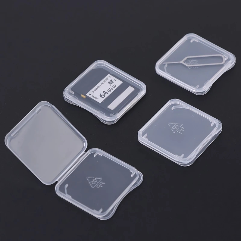 20/10/5/1PCS Transparent TF/SD - Sim Card Holder Case 评论和价格