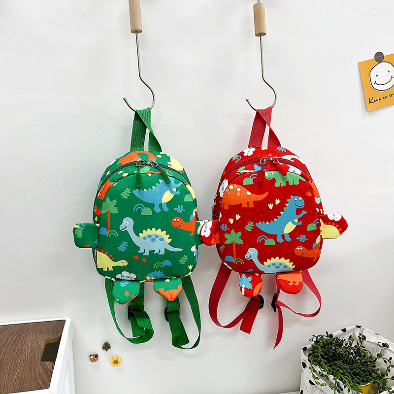 Cute Children Bag Cartoon Dino - Travel Accessories For Girls 评论和价格