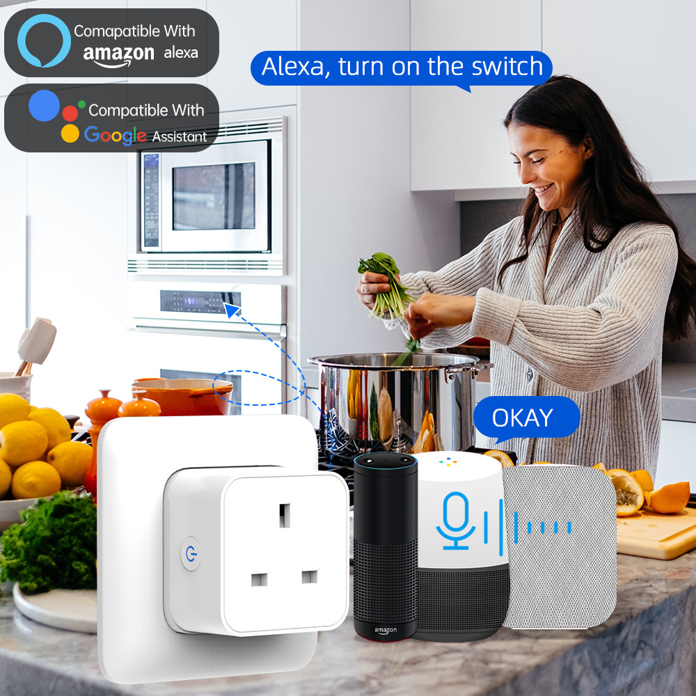 Tuya Smart Socket 16A/20A WiFi - Travel Accessories Uk 评论和价格