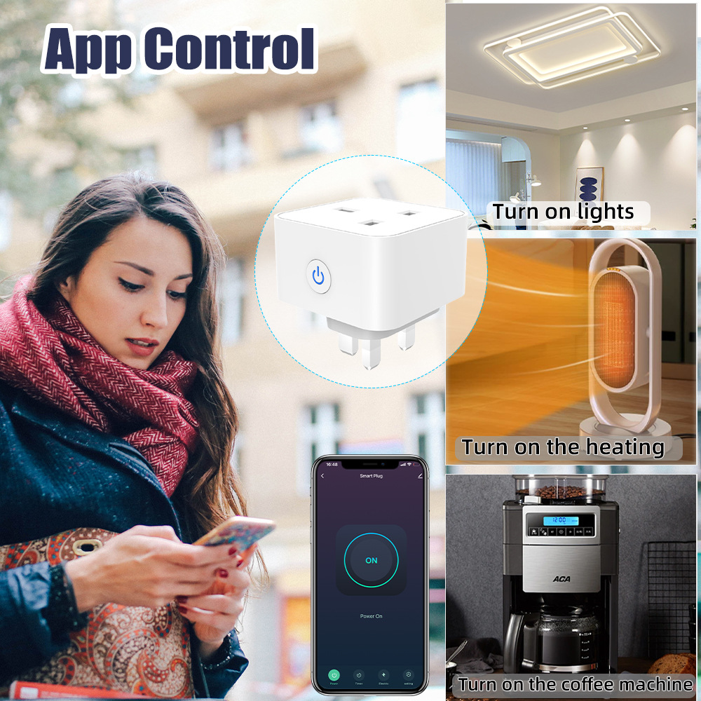 Tuya Smart Socket 16A/20A WiFi - Travel Accessories Uk 评论和价格