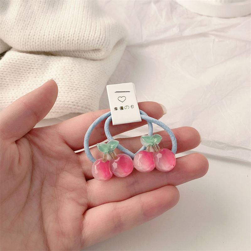Kids Carrot Hair Ties 5 Pair N - Travel Accessories For Girls 评论和价格