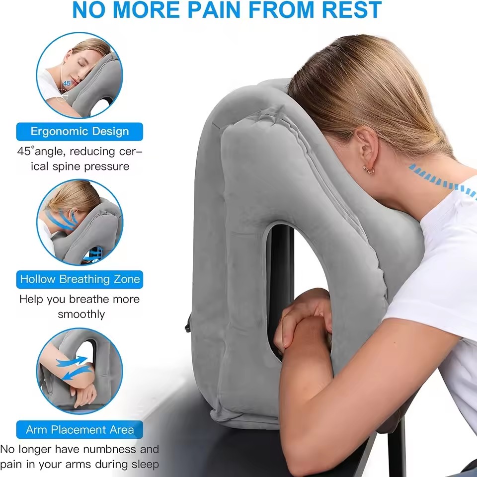 Inflatable Travel Pillow,Trave - Travel Accessories Long Haul 评论和价格