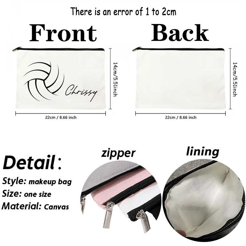 Custom Volleyball Pattern Make - Travel Accessories Toiletries 评论和价格
