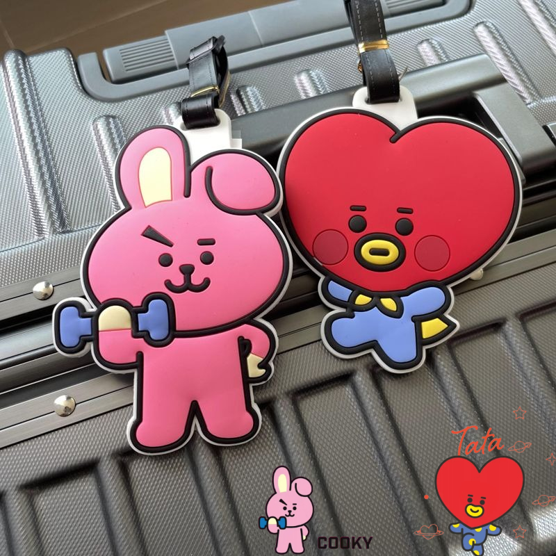 BT21 cartoon cute keychain Kaw - Travel Accessories Kit 评论和价格