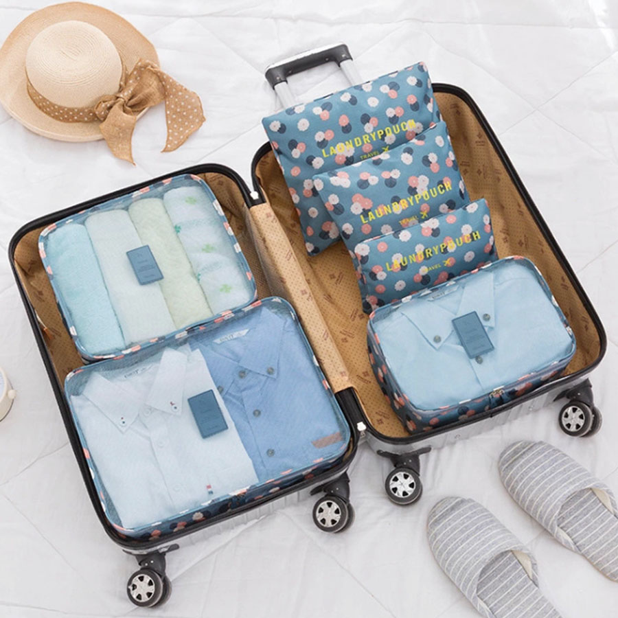 6pcs Travel Organizer Storage  - Travel Accessories Bag For Women 评论和价格