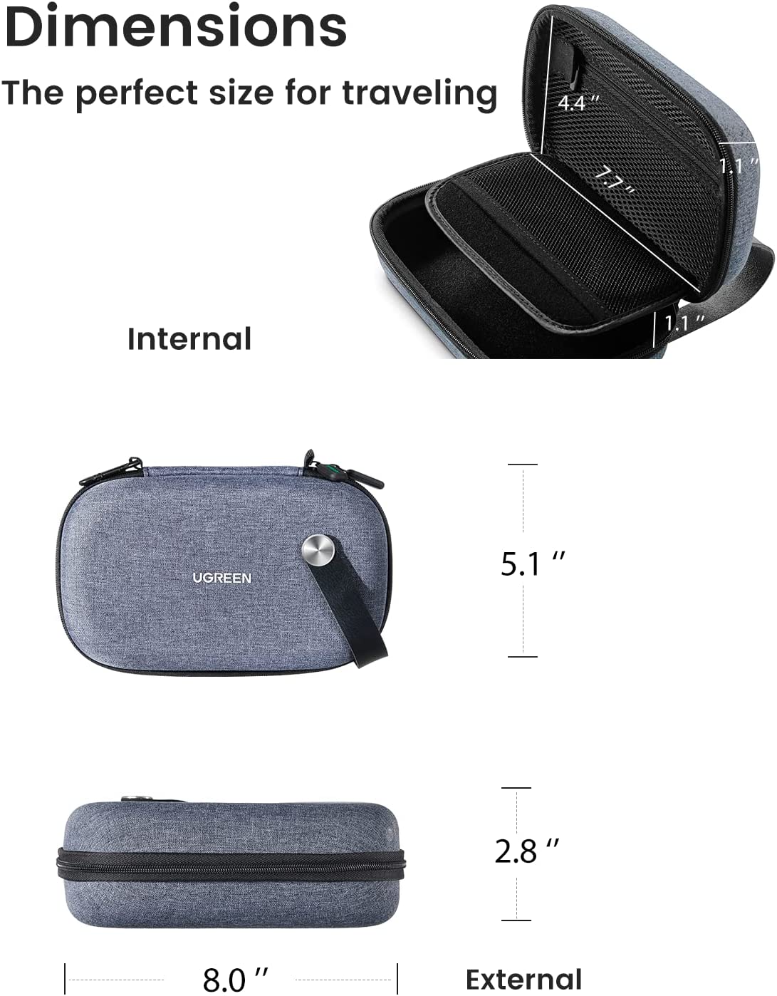 UGREEN Electronics Travel Orga - Travel Accessories Organizer Case 评论和价格
