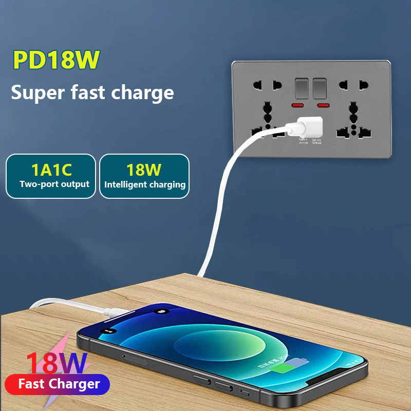 UK 13A with USB Type-c 18W Qui - Travel Accessories Uk 评论和价格