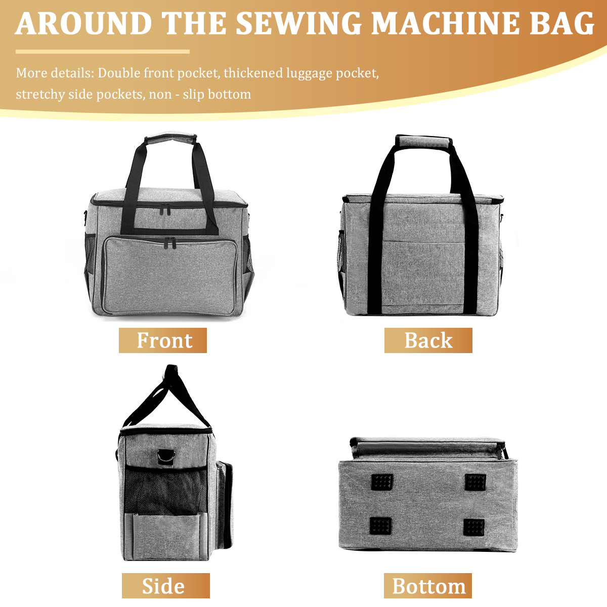 KOKNIT Sewing Machine Carrying - Travel Accessories Organizer Case 评论和价格