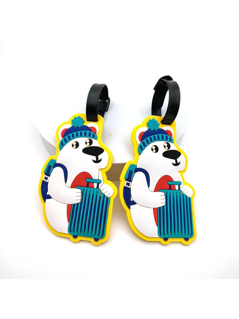 1PCS Geometric Soft Silicone L - Travel Accessories International 评论和价格