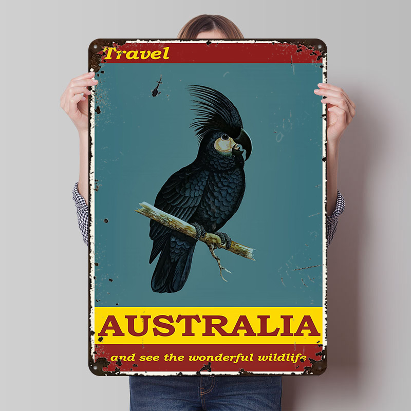 Australia Travel Tin Poster Cu - Travel Accessories Australia 评论和价格