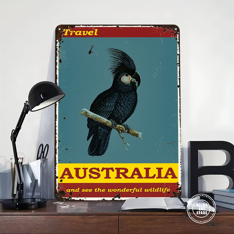 Australia Travel Tin Poster Cu - Travel Accessories Australia 评论和价格