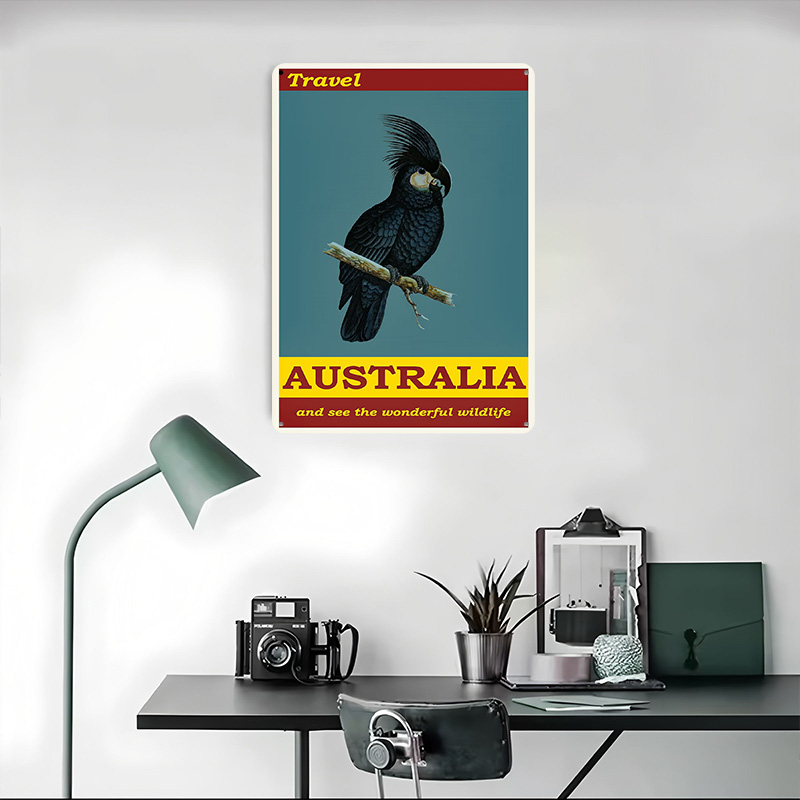 Australia Travel Tin Poster Cu - Travel Accessories Australia 评论和价格
