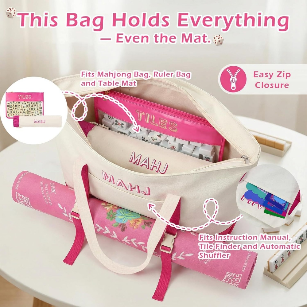 3Pcs Multicolored Letter Mahjo - Travel Accessories Toiletries 评论和价格