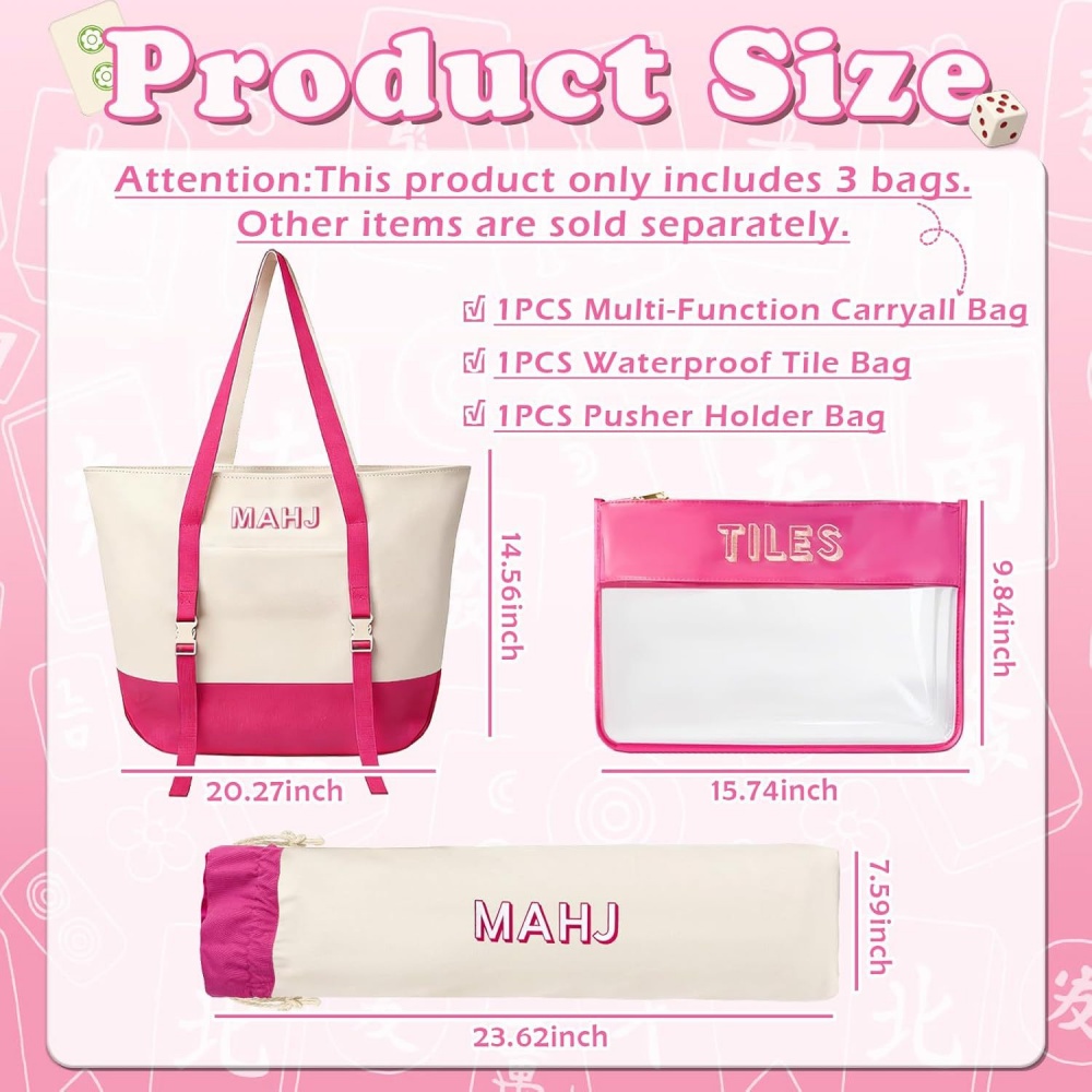 3Pcs Multicolored Letter Mahjo - Travel Accessories Toiletries 评论和价格