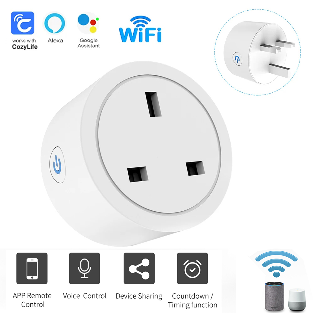 Smart Socket UK Plug 16A with  - Travel Accessories Uk 评论和价格