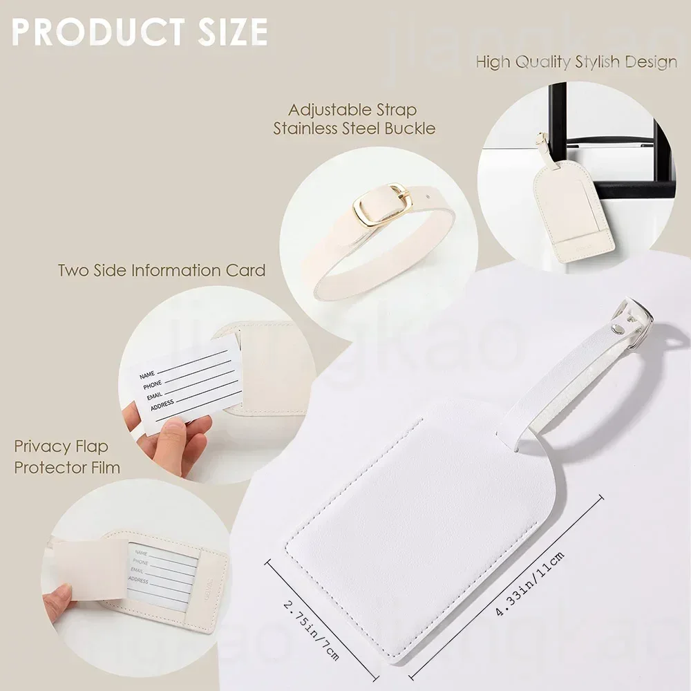 Personalized PU Luggage Tag He - Travel Accessories International 评论和价格